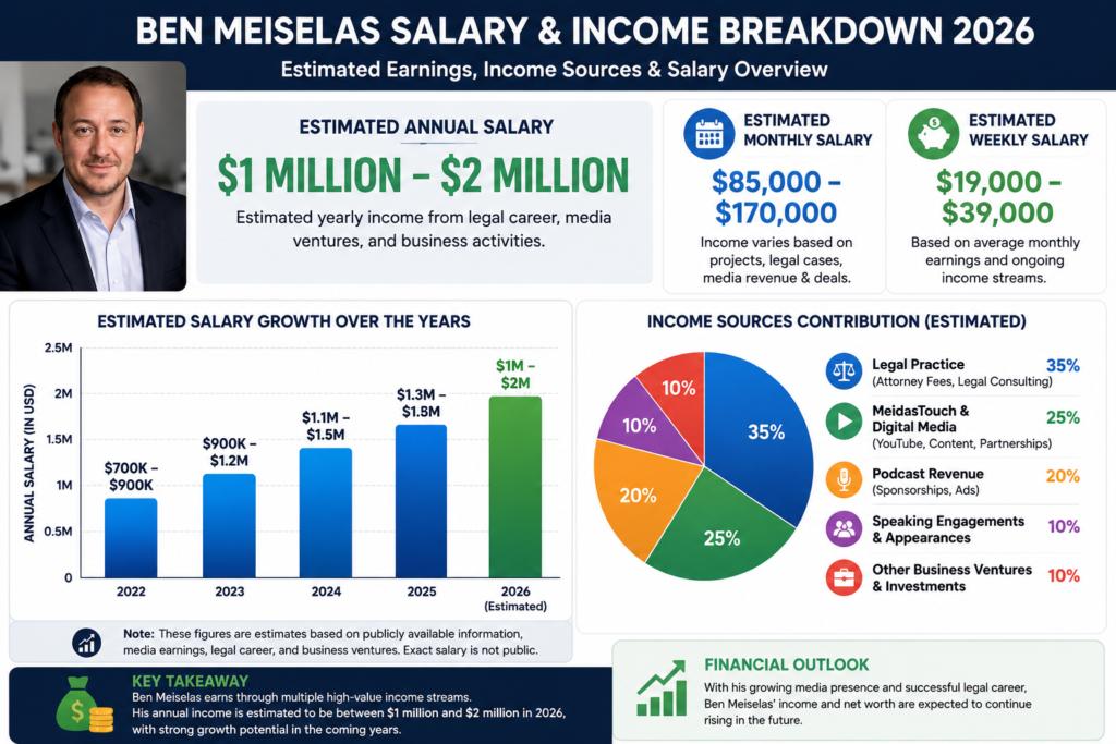 Ben Meiselas Salary Per Year